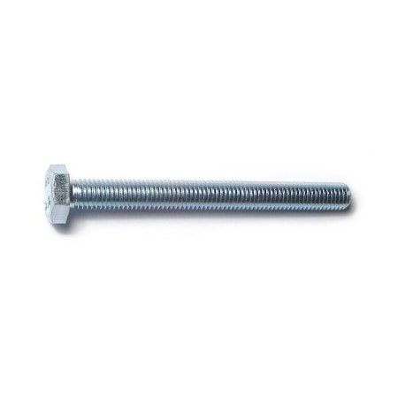 Midwest Fastener Class 8.8, M10-1.50 Hex Head Tap Bolt, Zinc Plated Steel, 100 mm L, 3 PK 78367